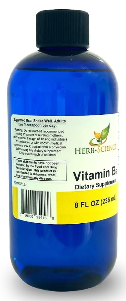 Herb-Science Liquid Vitamin B6 Drops Pyridoxine Alcohol Free - 8 Fl Oz - image 5