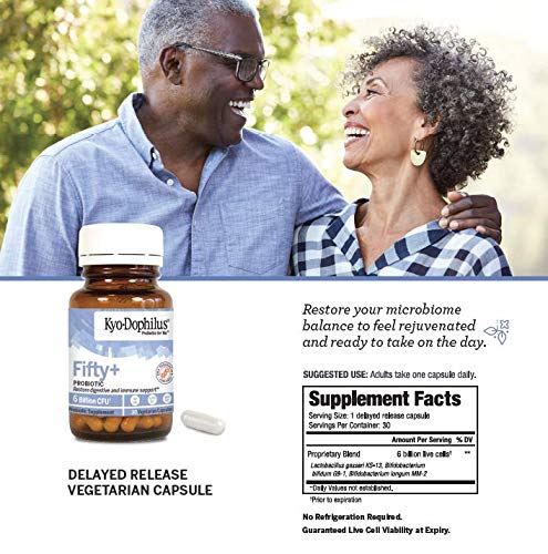 Kyo-Dophilus Fifty+ Probiotic - 30 Capsules - image 6