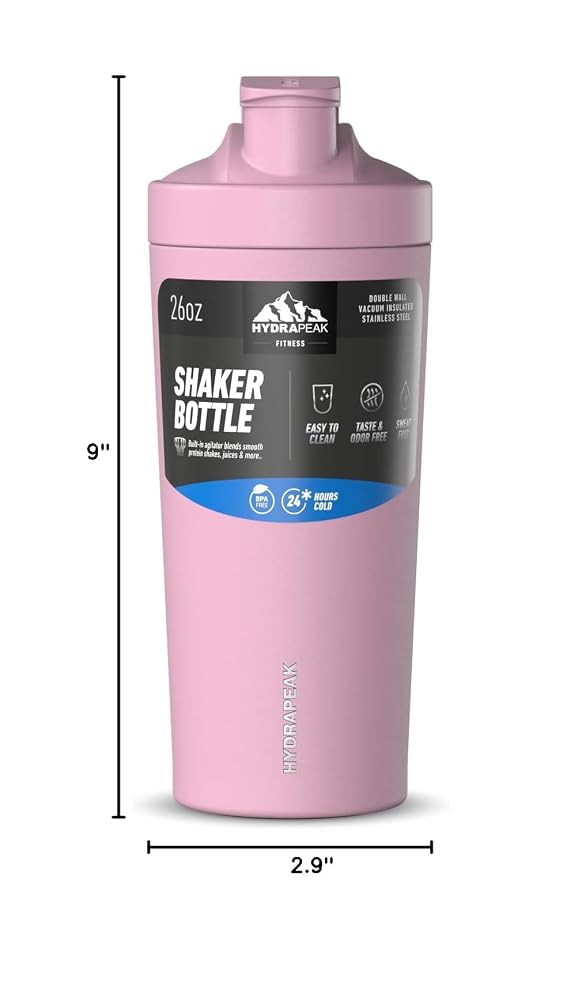 Hydrapeak Insulated Shaker Bottle