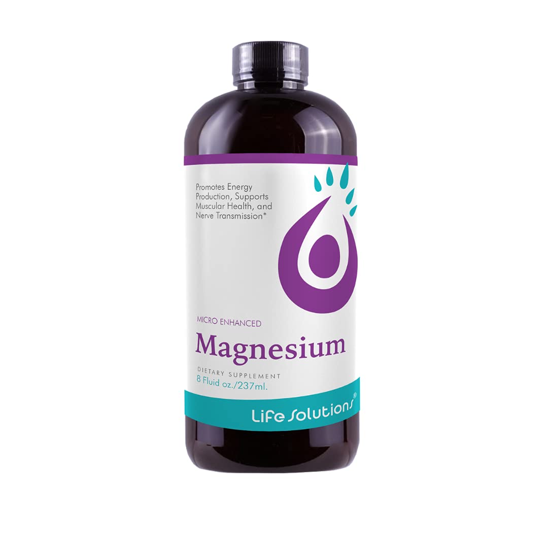 Life Solutions Liquid Magnesium Citrate Supplement - 8 Fl Oz