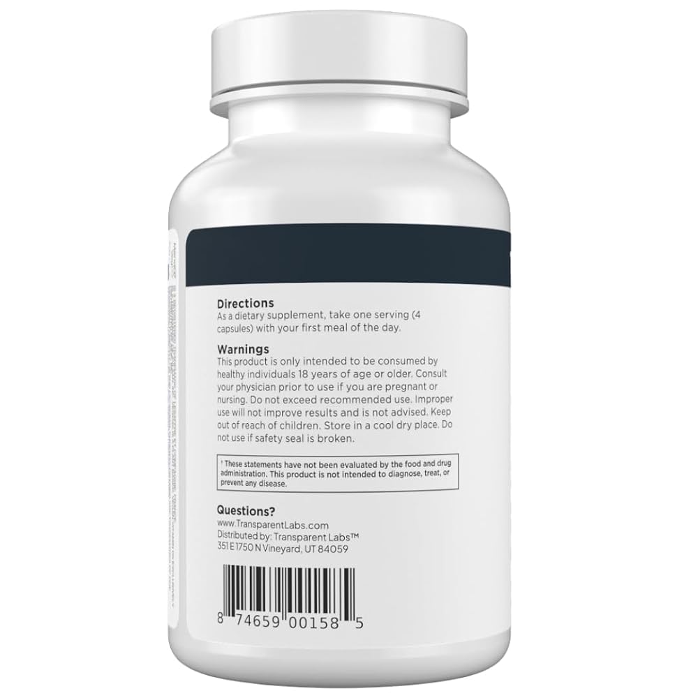 Transparent Labs Daily Multivitamin for Women and Men - 120 Capsules - image 9