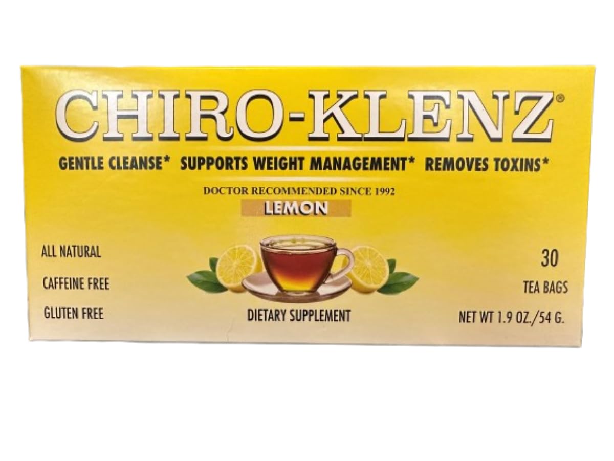 Chiro-Klenz Detox Tea for Colon Cleanse Natural Herbal Tea