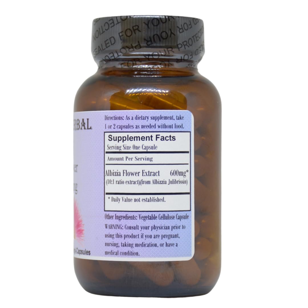 Barlowe's Herbal Elixirs Albizia Julibrissin 10:1 Extract - 60 Capsules - image 2