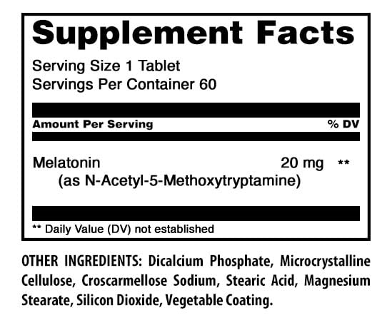 Amazing Formulas Melatonin Supplement