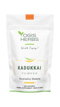 YOGIS HERBS Kadukkai Powder De-Seeded Haritaki - 16 oz