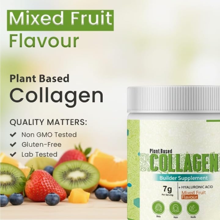 Generic Plant Based Collagen Powder Builder with Hyaluronic Acid - 210g - image 3