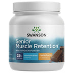 Swanson Senior Muscle Retention Whey Protein Powder, Chocolate - image 4
