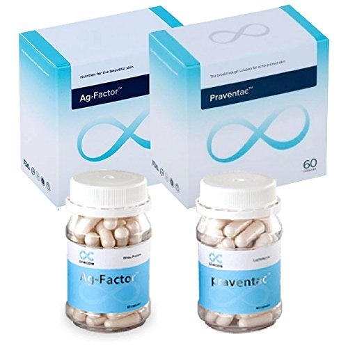 OneCare Praventac & Ag-Factor Acne & Scar Support - 2 Bottles
