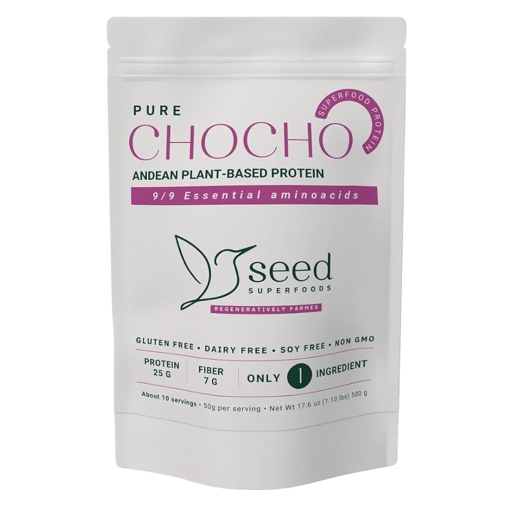 SEED Chocho Pure Plant-Based Protein Powder - 17.6 oz