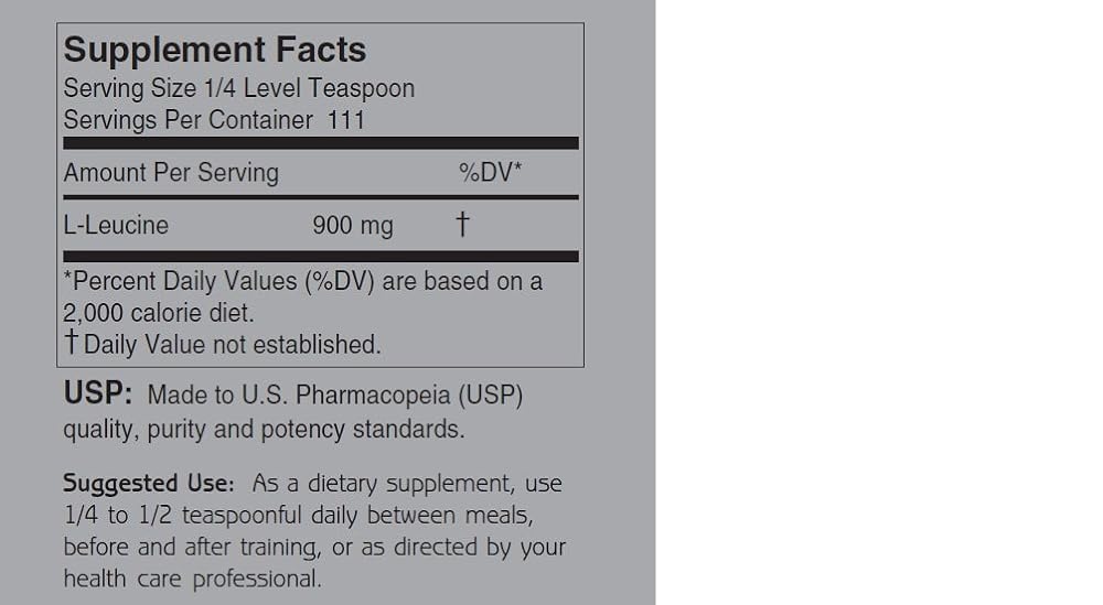 Anabol Naturals L-Leucine Powder - 200g - image 2