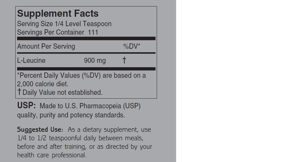 Anabol Naturals L-Leucine Powder - 200g - image 2