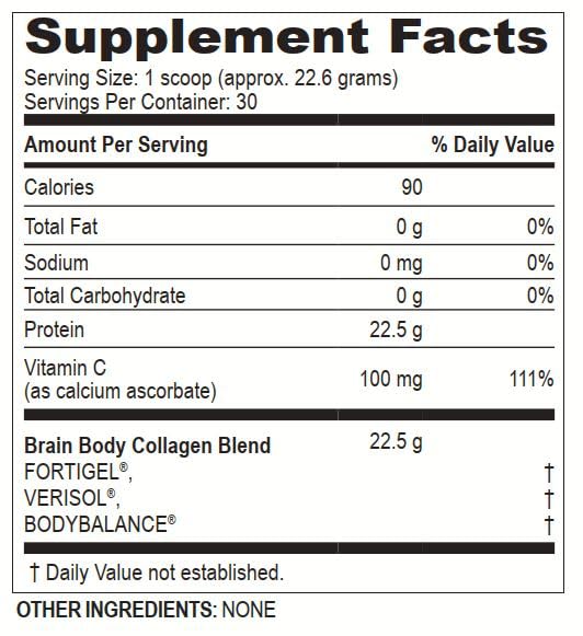 Brain Body Collagen Peptides Powder - Vital Proteins from Collagen