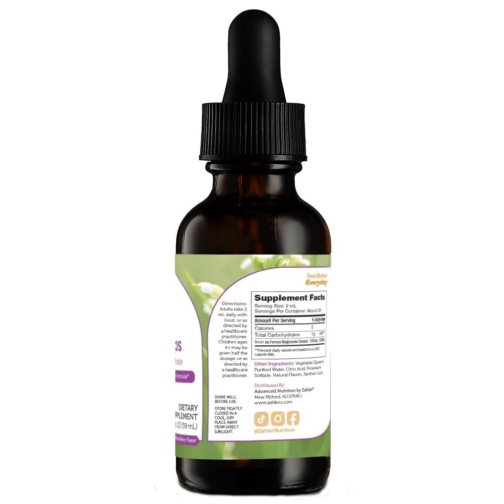 Zahler Iron Drops Liquid Iron Concentrate - 2 Fl Oz - image 2