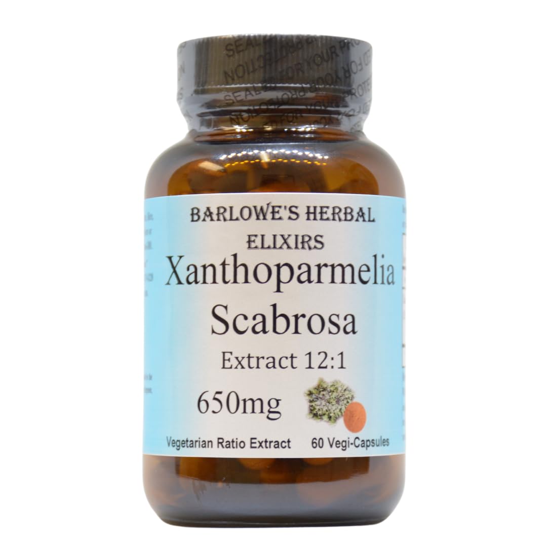 Barlowe's Herbal Elixirs Xanthoparmelia Scabrosa 12:1 Extract - 60 Capsules