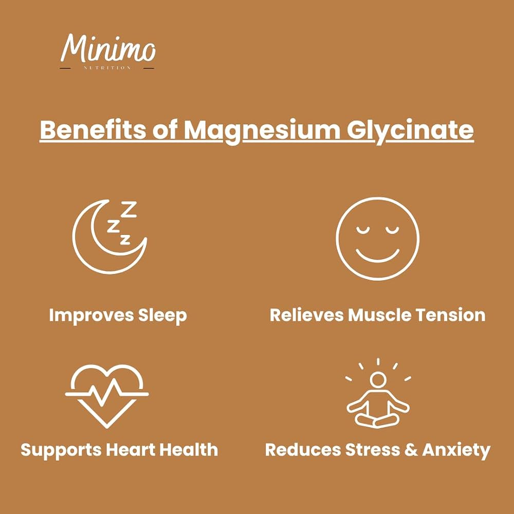 Minimo Nutrition Magnesium Glycinate 275mg - 90 Capsules - image 4