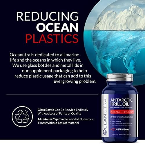Oceanutra 100% Pure Krill Oil 1000mg