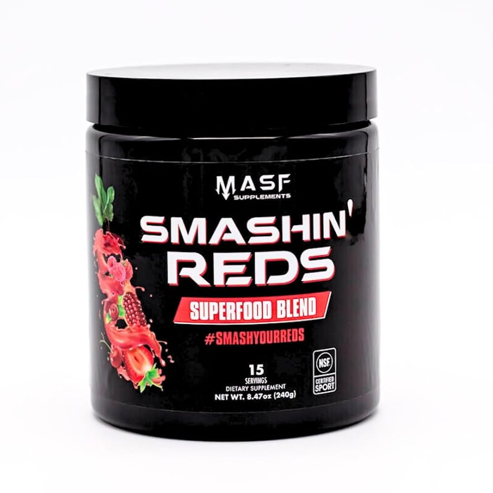 MASF Smashin' Reds Organic Superfood Powder - 15 Servings