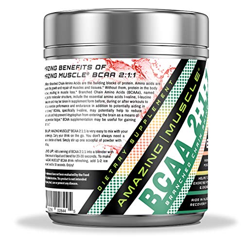 Amazing Muscle BCAA 2:1:1 Branched Chain Amino Acids - 60 Servings - image 2