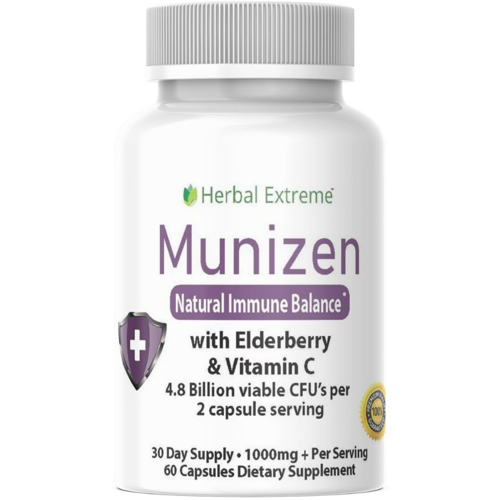 Herbal Extreme Munizen Immune System Support - 60 Capsules
