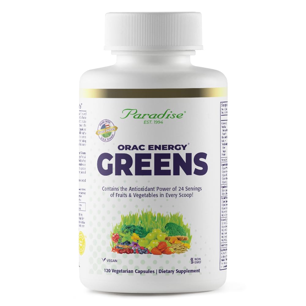 Paradise Herbs & Essentials ORAC Greens Powder Extract, Berry Blend