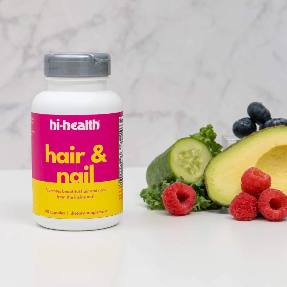 Optim 3 Hi-Health Hair & Nail Formula with Biotin - 90 Capsules - image 3