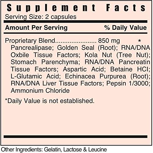 Systemic Formulas Bio Function #17 D Digest - 60 Capsules - image 2