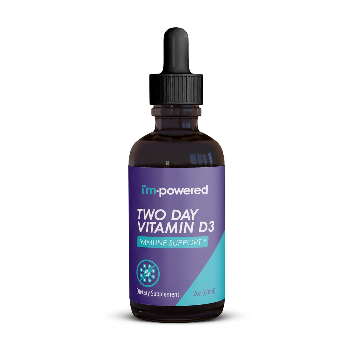 I'm Powered Two Day Vitamin D3 Drops Immune Support - 2 oz
