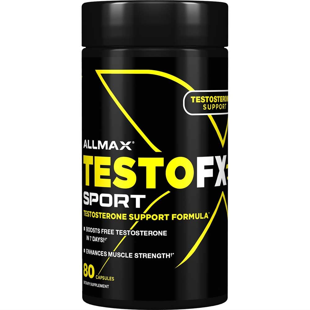 ALLMAX TESTOFX Sport Testosterone Support Capsules - 80 Count