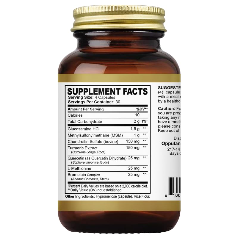 Oppuland 7-Flex Glucosamine Chondroitin - 120 Capsules - image 5