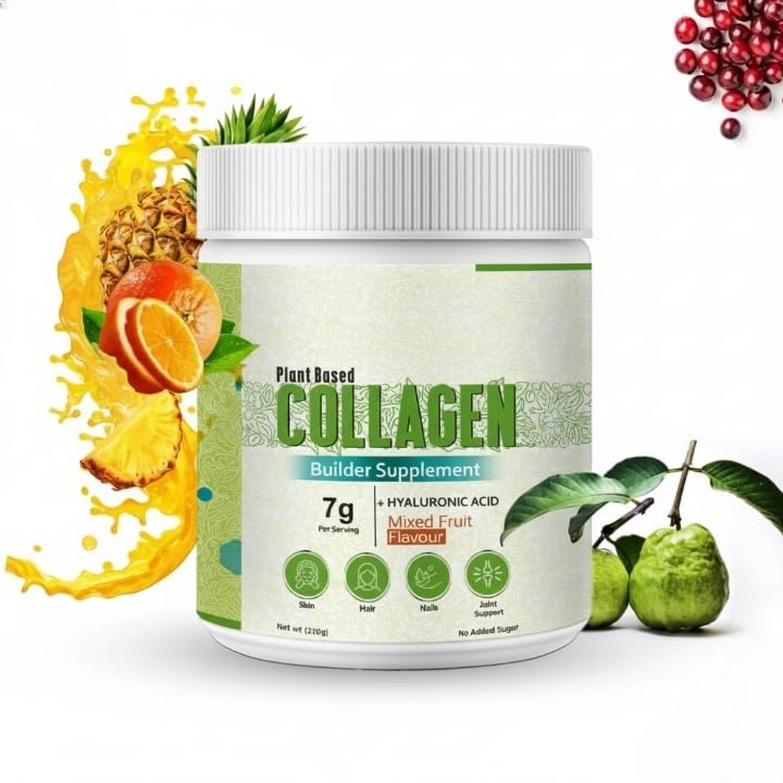 Generic Plant Based Collagen Powder Builder with Hyaluronic Acid - 210g