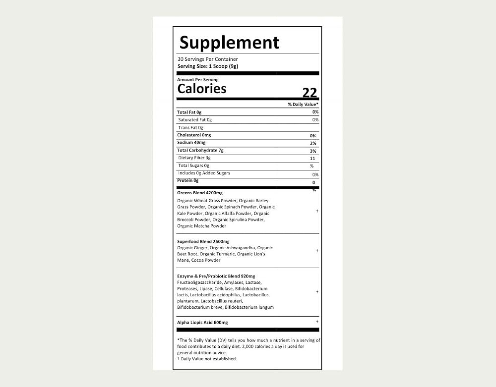 The Nerve Brand Neuropathy Greens Blend Nerve Relief/Blend Greens