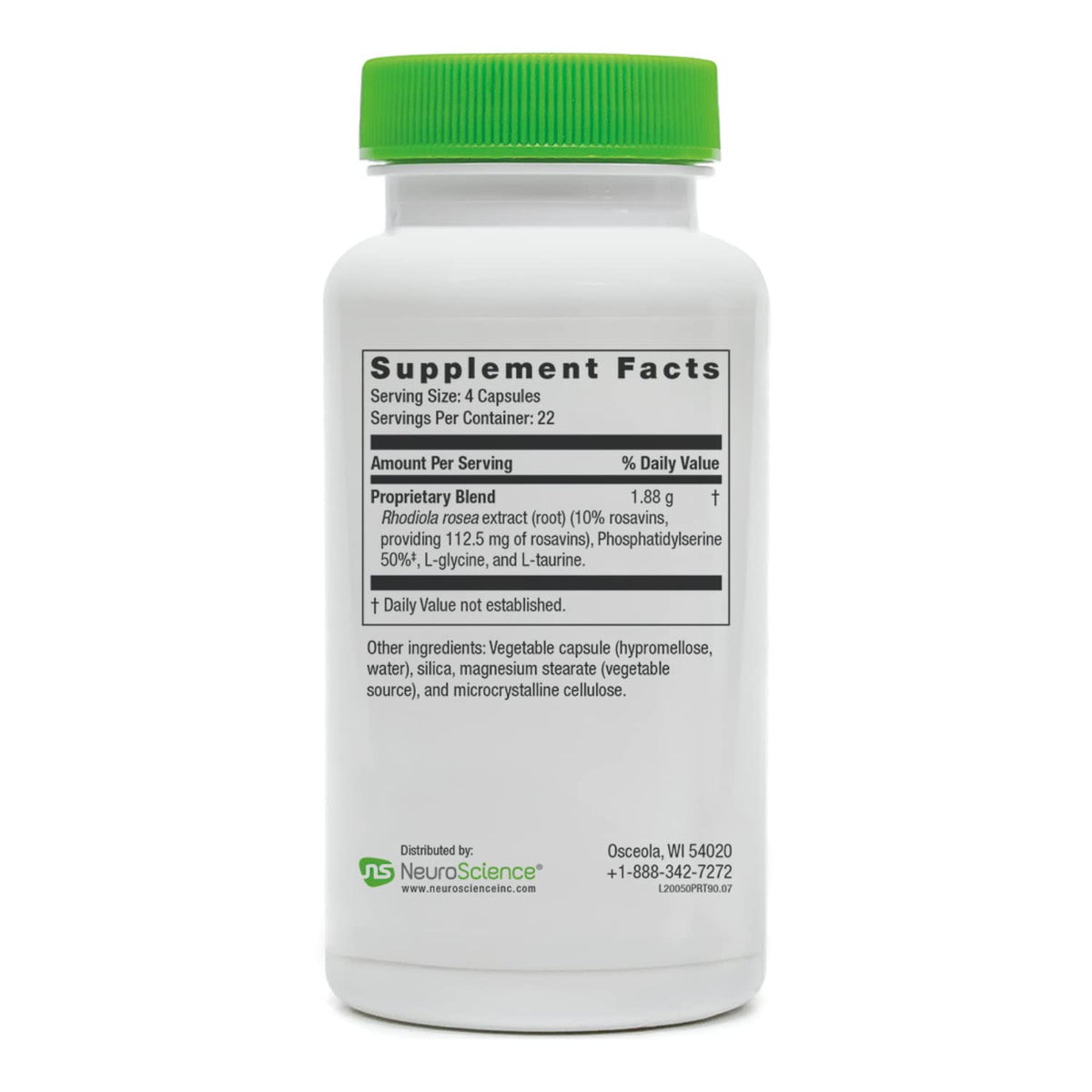 NeuroScience Calm PRT Rhodiola Rosea Sleep Support - 90 Capsules - image 2