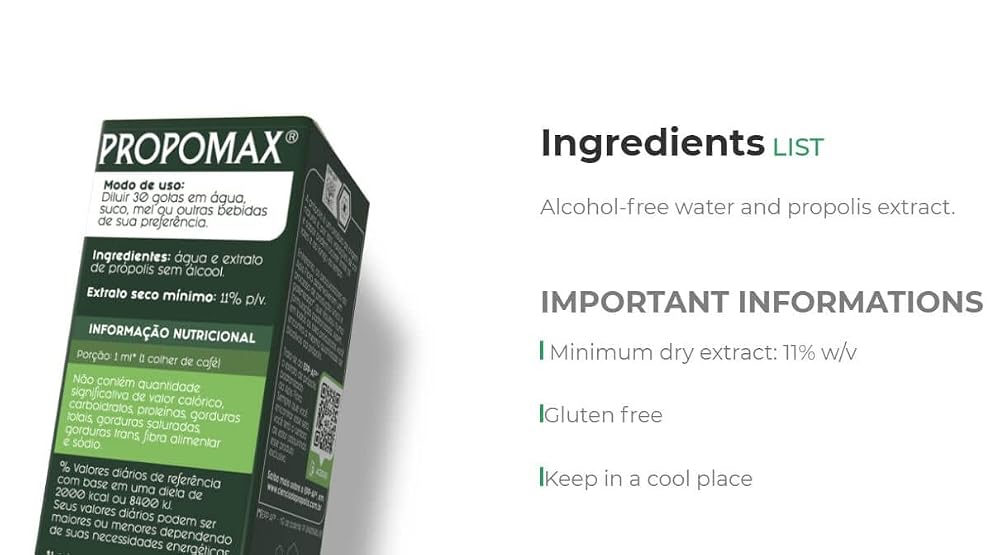 Propomax Apis Flora Brazilian Green Bee Propolis Liquid - 30ml (Pack of 2) - image 6
