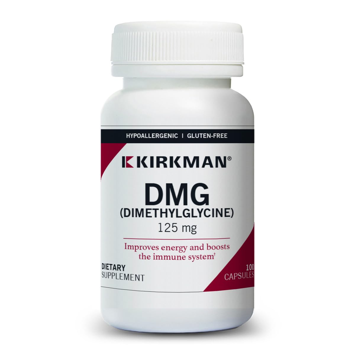 Kirkman DMG (Dimethylglycine) 125 mg - 100 Capsules