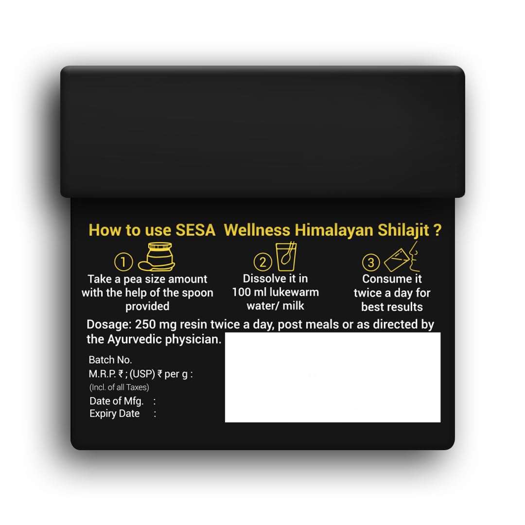sesa Himalayan Shilajit Resin 100% Ayurvedic - 50 Servings - image 10