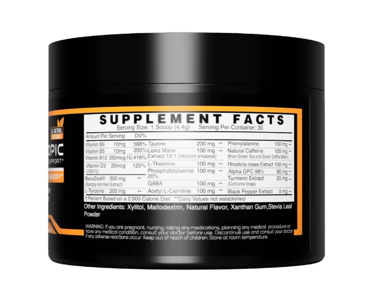 EC Sports Brain Boost Nootropic + Energy