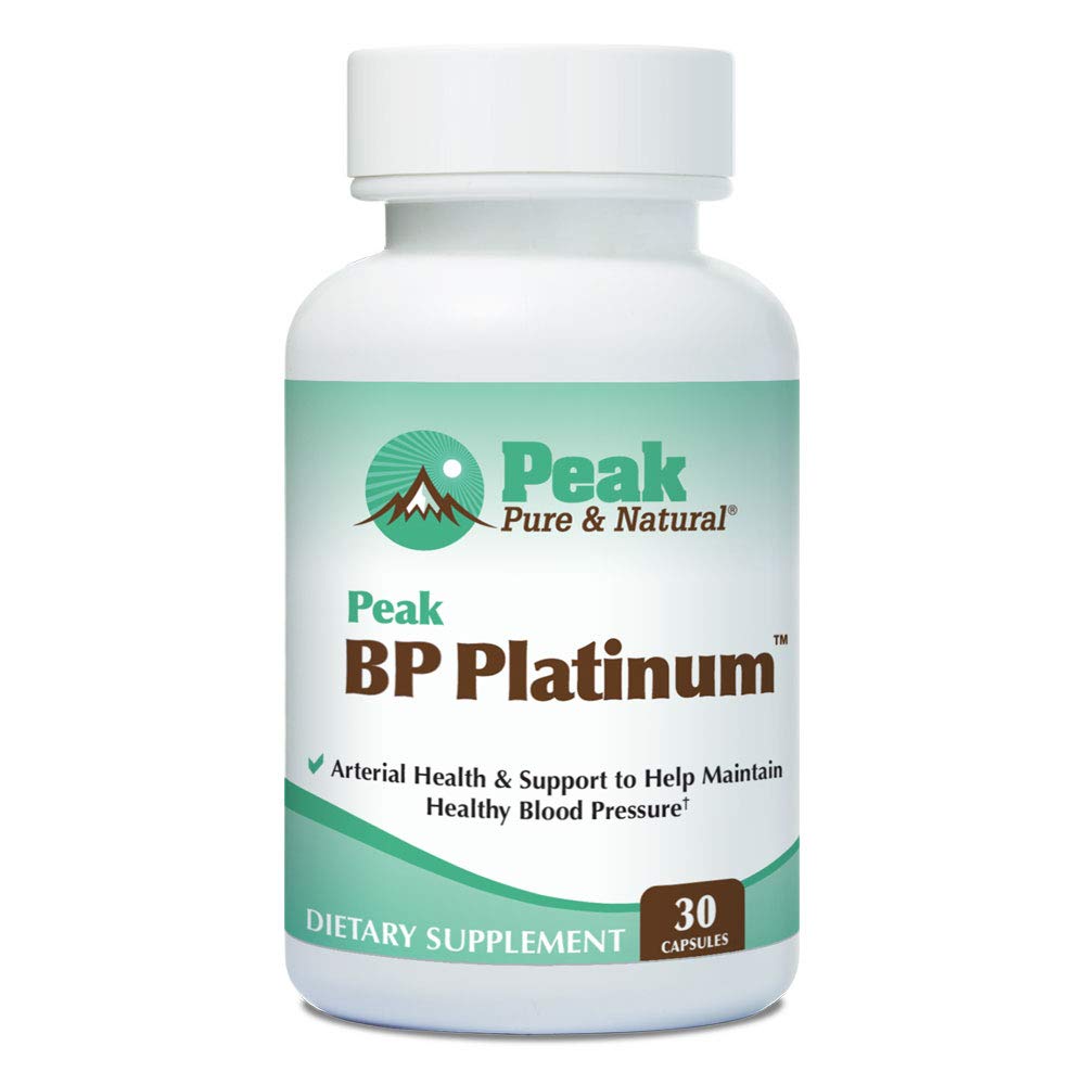 Peak BP Platinum, Blood Pressure Supplement with Vitamin K2, 30