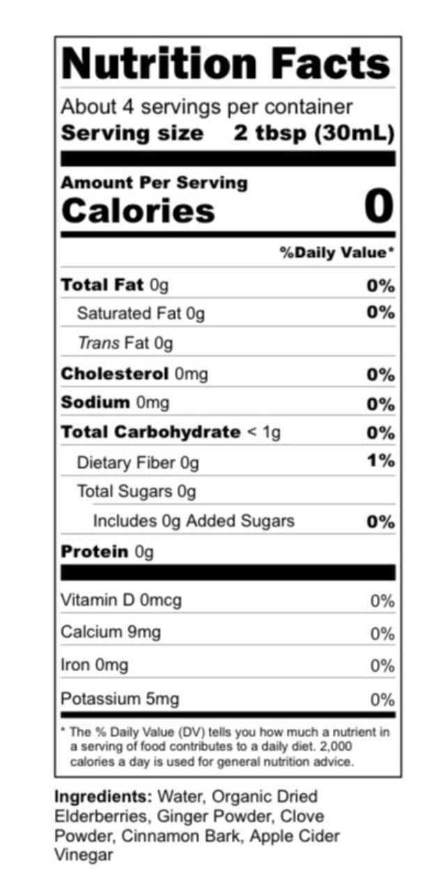 Elderberry Boost Honey-Free Elderberry Extract - 4 fl oz - image 4