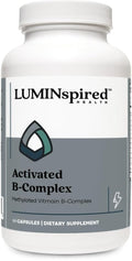 LUMINSPIRED HEALTH Vitamin B Complex with Vitamin C & Biotin - 90 Capsules