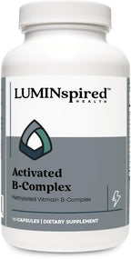 LUMINSPIRED HEALTH Vitamin B Complex with Vitamin C & Biotin - 90 Capsules