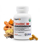Organixx Organic Turmeric Curcumin with Ashwagandha - 60 Capsules