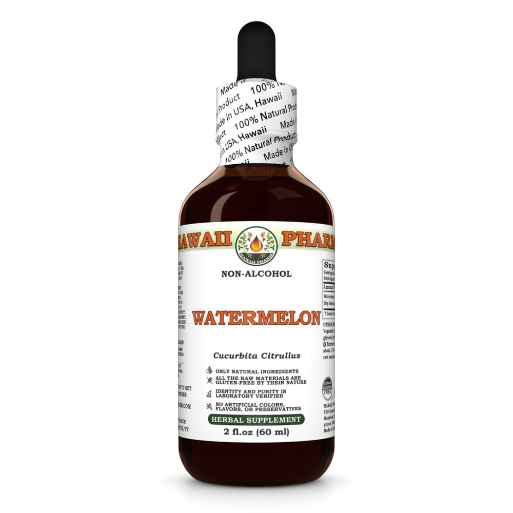 Hawaii Pharm Watermelon (Citrullus lanatus) Seed Alcohol-Free Extract