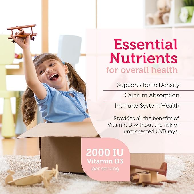 Zahler Junior Vitamin D3 + K2 Chewable Tablets for Kids - 90 Count - image 4