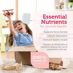 Zahler Junior Vitamin D3 + K2 Chewable Tablets for Kids - 90 Count - image 4