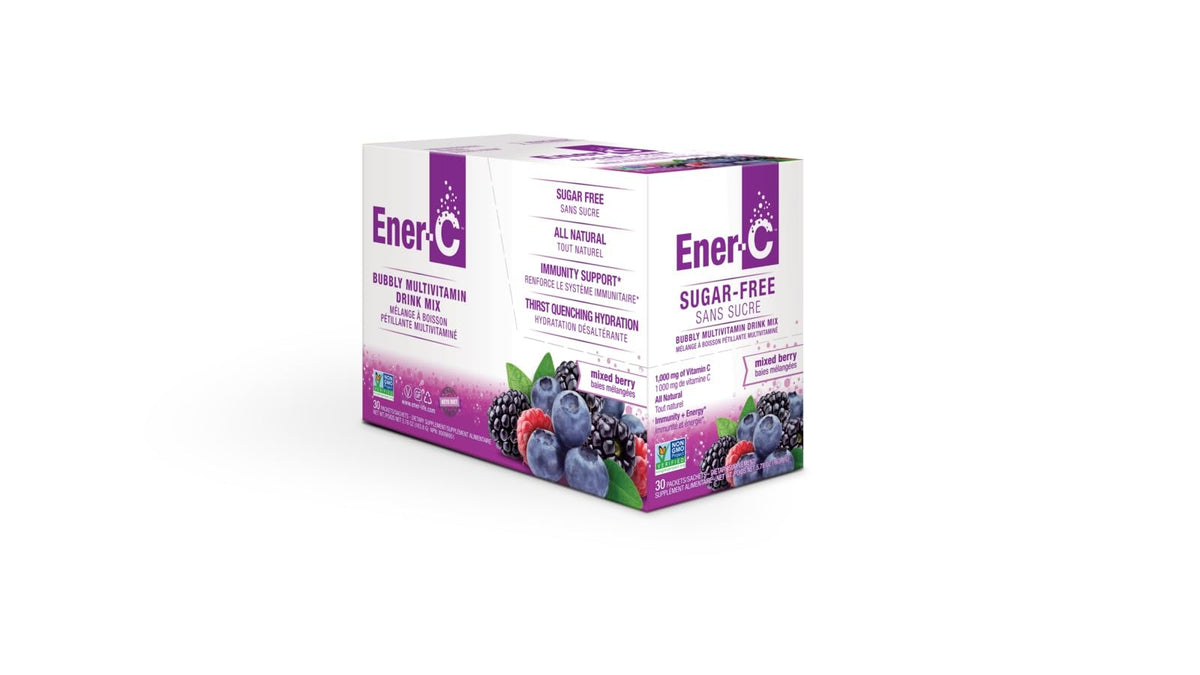 Ener-C Sugar Free Multivitamin Drink Mix Mixed Berry - 30 Packets - image 4