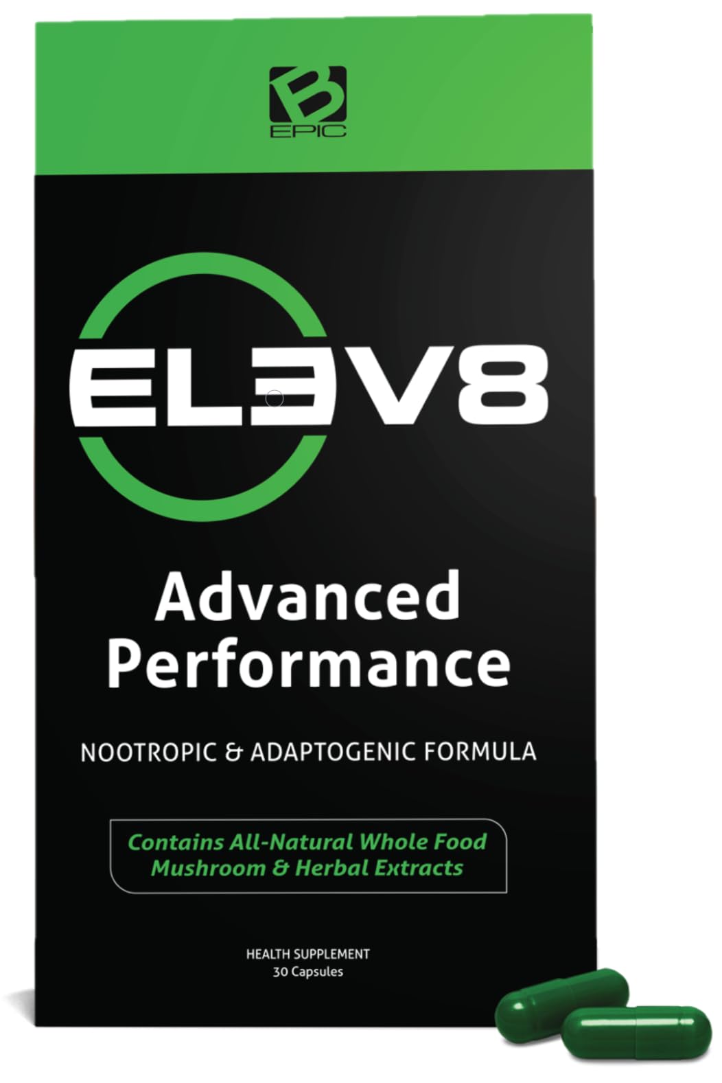 BEpic ELEV8 Advanced Performance Supplement - 30 Capsules