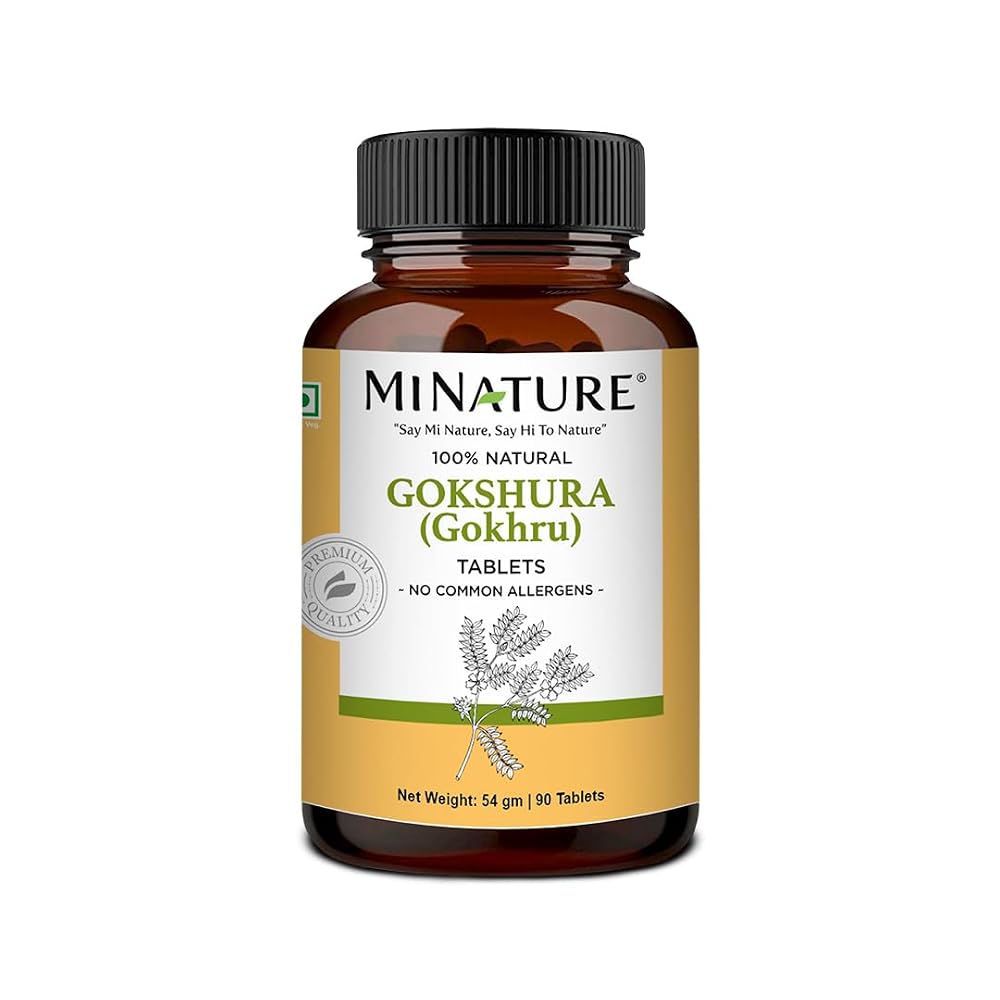 minature Gokshura Tribulus Terrestris Tablets - 90 Count