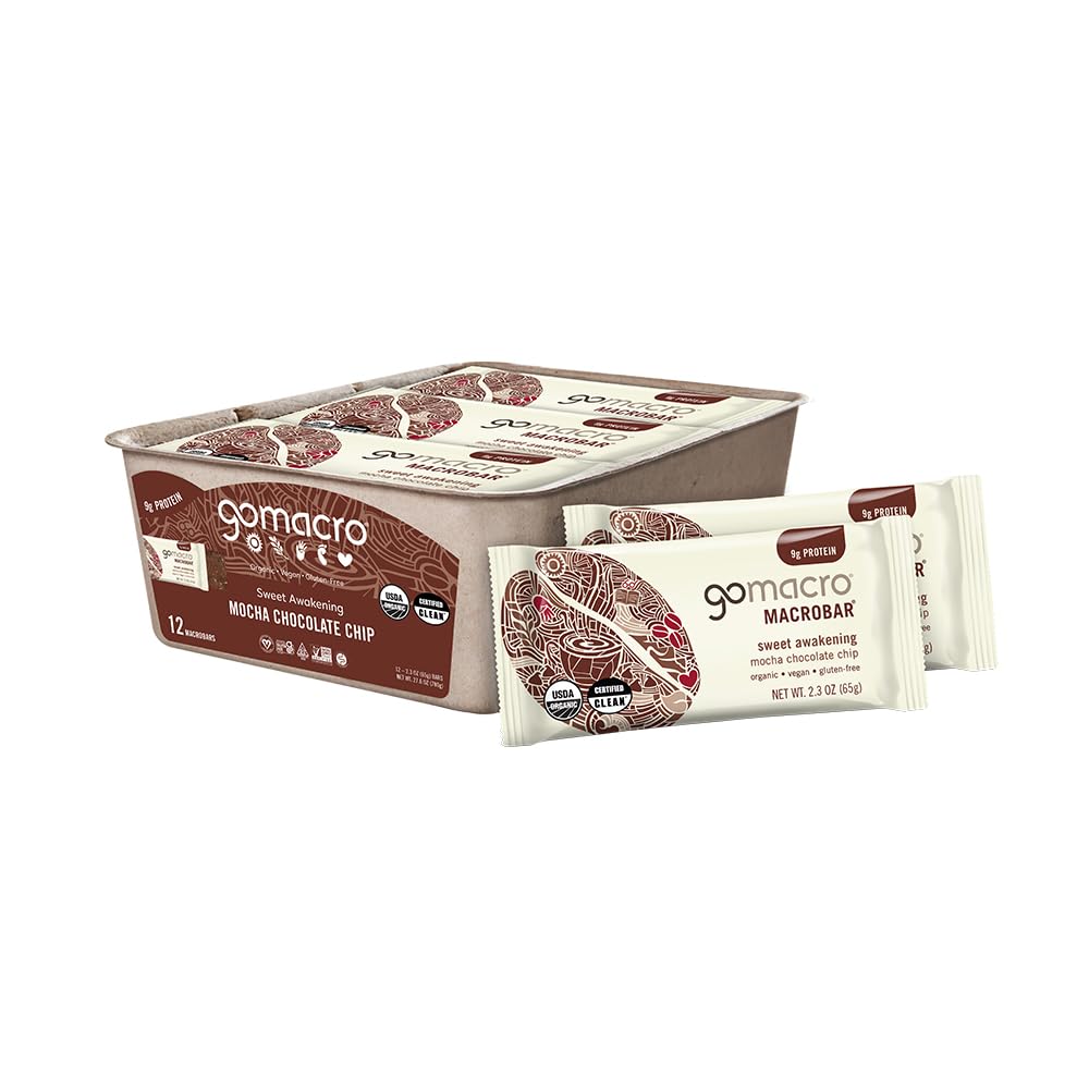 GoMacro MacroBar Organic Vegan Protein Bars