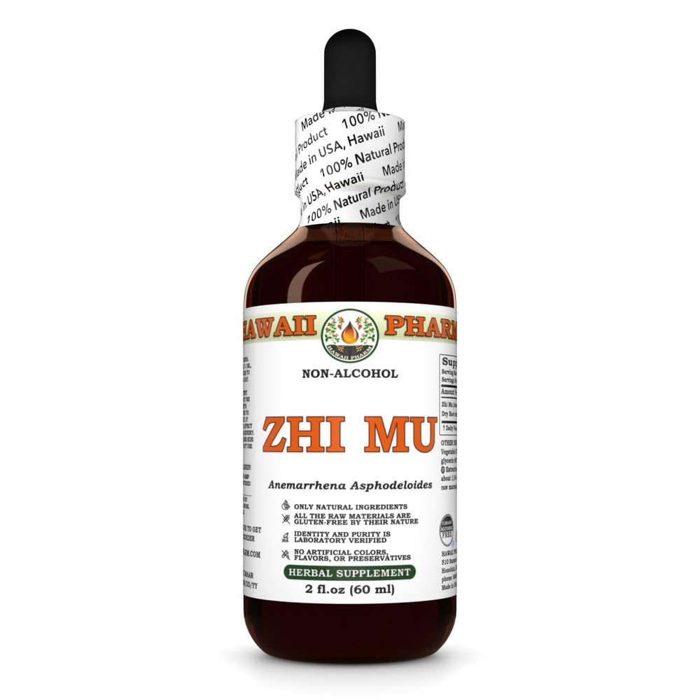 Hawaii Pharm Zhi Mu (Anemarrhena asphodeloides) Root Alcohol-Free