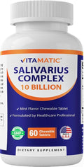 Vitamatic Salivarius Complex 10 Billion Chewable Tablets - 60 Count